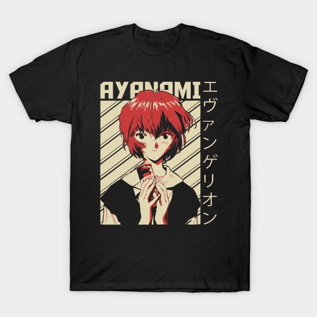 Evangelion Rei T-Shirt by talida_illustration